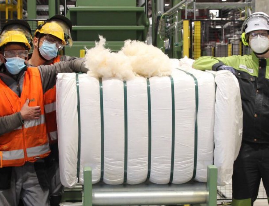 Production started at the unique textile fibre demo plant