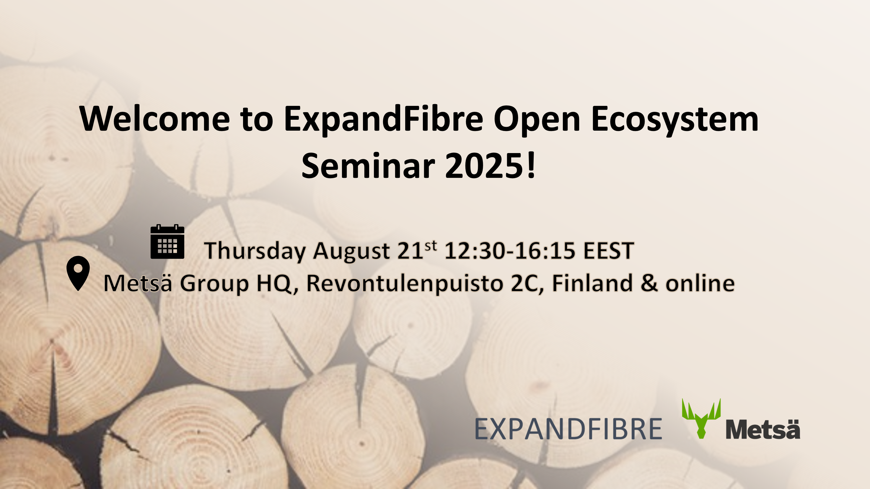 Invitation to the ExpandFibre Open Ecosystem Seminar on 21st August, 2025 in Espoo